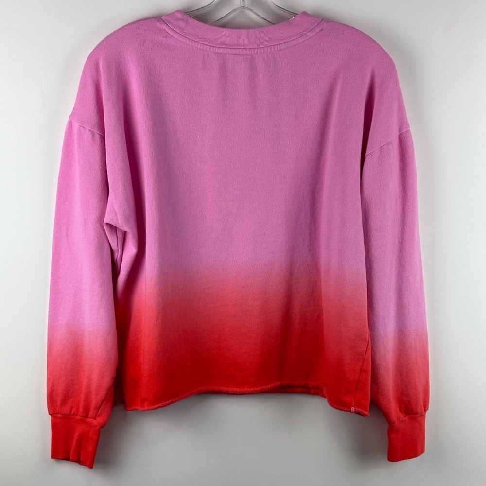 Women's GAP Soft Tie Dye Cropped Sweatshirt - Picture 4 of 5